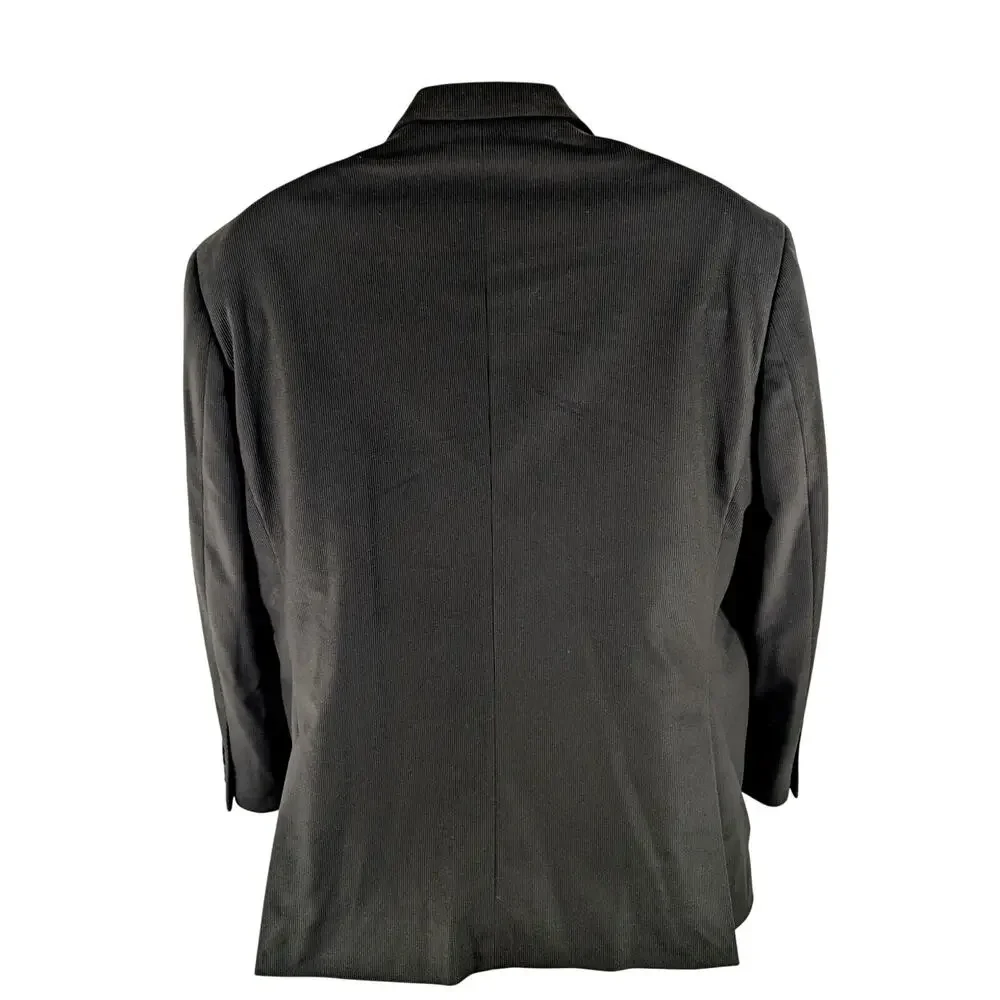 NWOT! PRONTO UOMO! ESPRESSO BROWN FINE, VELVETY CORDUROY 2 BUTTON JACKET! 46S